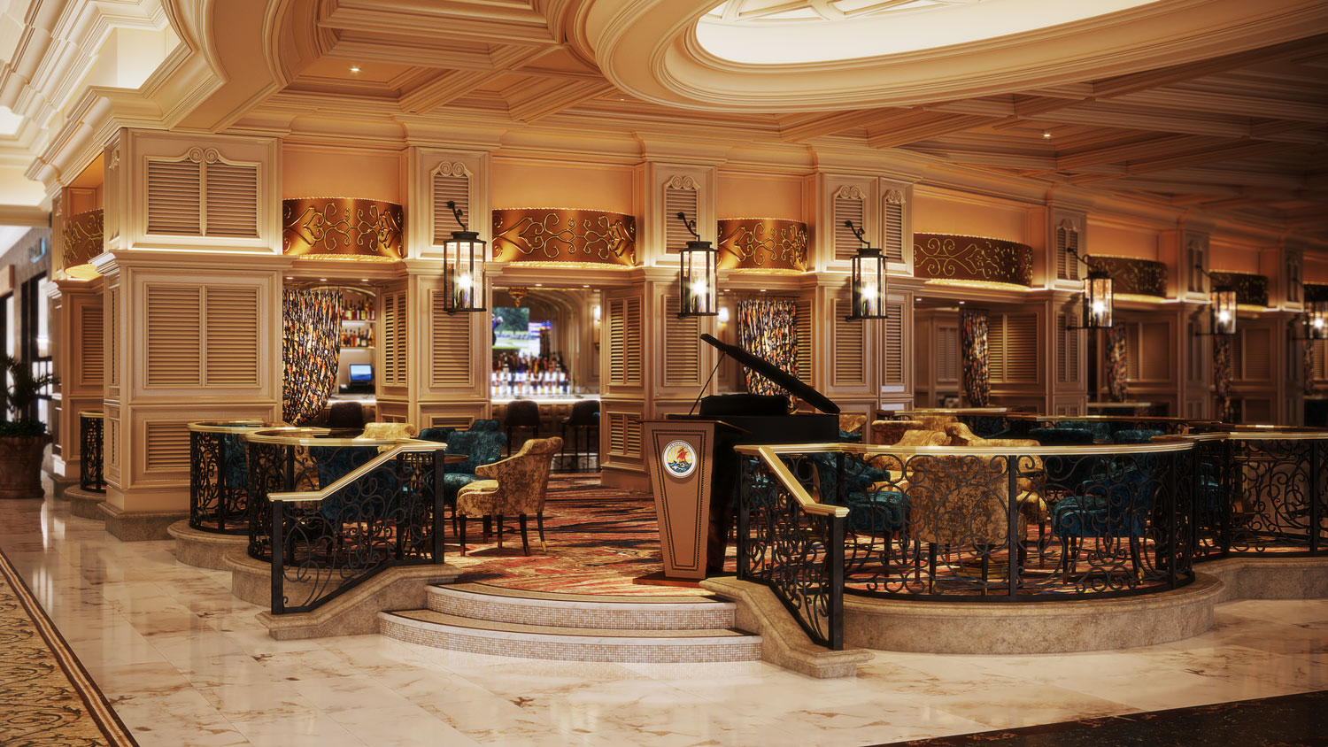 Bellagio Las Vegas - Petrossian Bar and Lounge Rendering