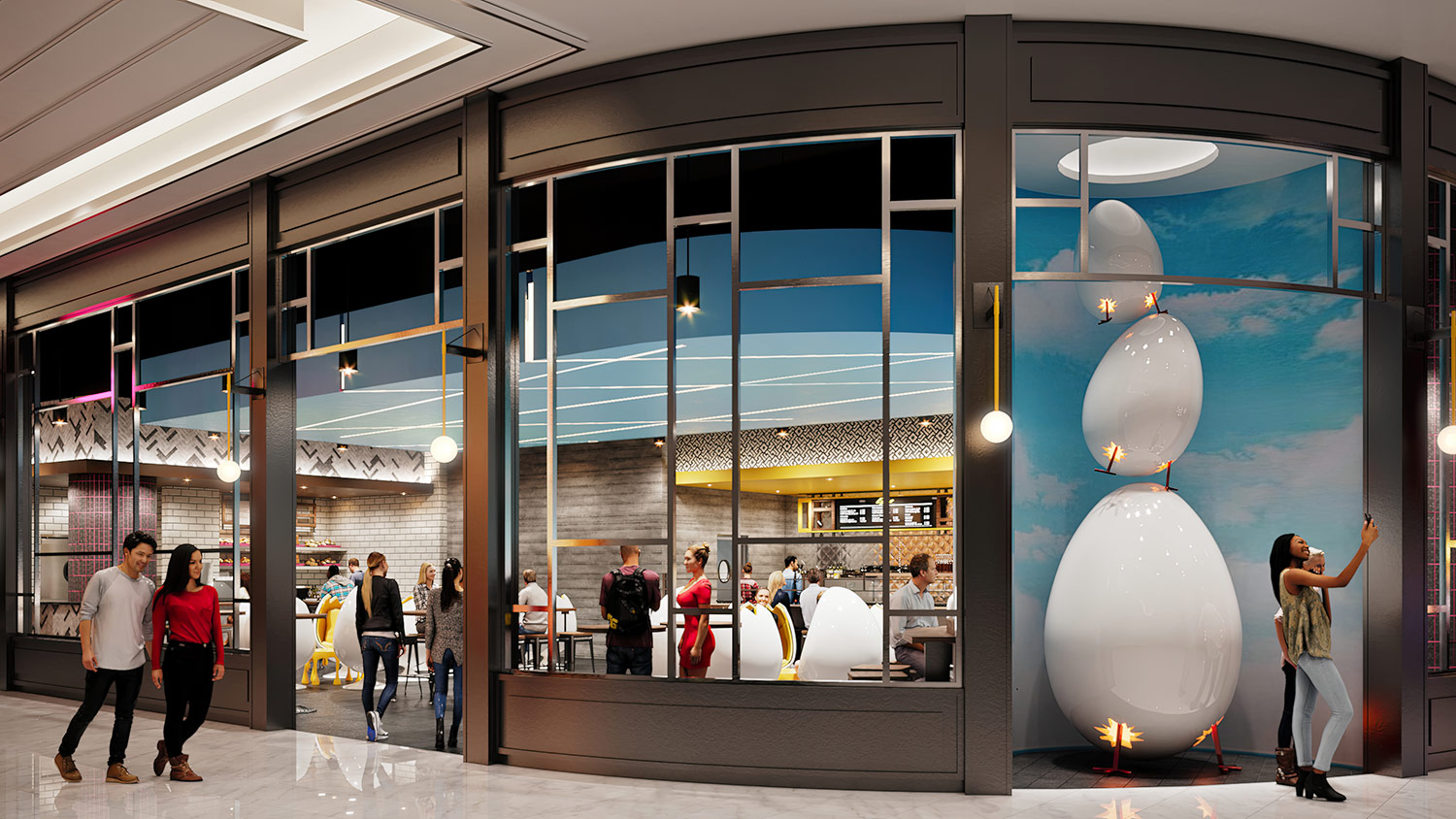 Resorts World Las Vegas - Restaurant Concept Facade